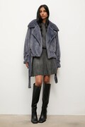 Answear.LAB geaca culoarea gri, de tranzitie