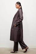 Answear.LAB cappotto in pelle ELEANOR colore granata