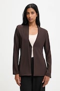 Answear.LAB marynarka kolor brązowy jednorzędowa gładka