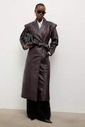 Answear.LAB cappotto in pelle LILLIAN colore granata
