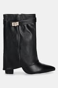 Answear.LAB botki kolor czarny na słupku