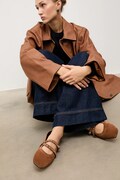 Answear.LAB ballerine in pelle scamosciata colore marrone