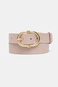 Answear Lab curea de piele culoarea roz