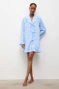 Answear.LAB koszula nocna damska kolor niebieski