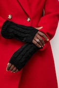 Answear.LAB rękawiczki z wełną damskie kolor czarny