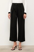 Answear.LAB spodnie damskie kolor czarny proste high waist
