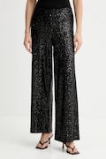 Answear.LAB pantaloni culoarea negru, lat, high waist