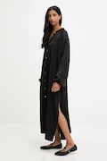 Answear.LAB rochie culoarea negru, maxi, oversize