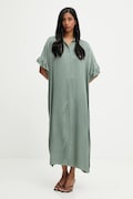 Answear.LAB rochie culoarea verde, maxi, drept