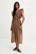 Сукня Answear.LAB колір коричневий midi oversize