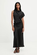 Answear.LAB rochie culoarea negru, maxi, evazati