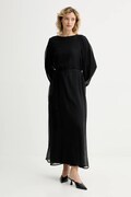 Answear.LAB sukienka kolor czarny maxi oversize