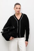 Answear.LAB sweter z kaszmirem i jedwabiem damski kolor czarny