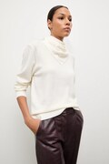Answear.LAB sweter wełniany damski kolor beżowy lekki
