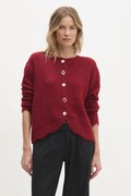 Answear.LAB sweter z wełną damskie kolor bordowy lekki