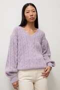 Answear.LAB sweter damski z wełną fioletowy