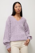 Answear.LAB sweter damski z wełną fioletowy