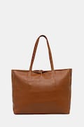 Answear Lab poseta de piele culoarea maro