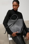 Answear.LAB shopper torba ženska usnjena črna
