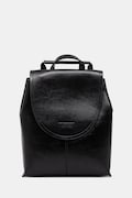 Answear.LAB plecak skórzany damski kolor czarny mały gładki
