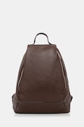Answear.LAB plecak skórzany damski kolor brązowy mały gładki