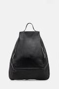 Answear.LAB plecak skórzany damski kolor czarny mały gładki