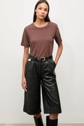 Answear.LAB t-shirt bawełniany damski kolor brązowy
