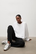 Answear.LAB bluza damska z bawełną biała
