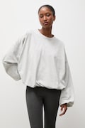 Answear.LAB bluza damska z bawełną szara