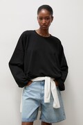 Answear.LAB bluza damska z bawełną czarna