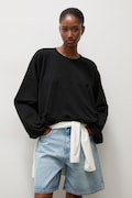 Answear.LAB bluza damska z bawełną czarna