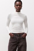 Answear.LAB longsleeve damski z modalu beżowy