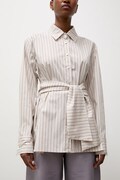 Answear.LAB koszula damska z bawełną różowa w paski