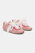 Answear.LAB sneakersy damskie zamszowe różowe na płaskim obcasie