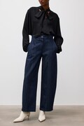 Answear.LAB jeansy boyfriend damskie granatowe