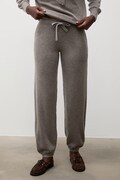 Answear.LAB spodnie dresowe damskie wełniane brązowe regular waist