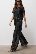 Answear.LAB spodnie damskie czarne high waist
