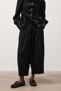 Answear.LAB spodnie damskie z wiskozą czarne high waist