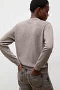 Answear.LAB sweter damski z wełny merino brązowy