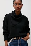 Answear.LAB sweter damski wełniany czarny