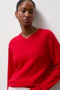 Answear.LAB sweter damski z wełny merino czerwony