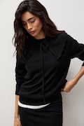Answear.LAB sweter damski z wełny merino czarny
