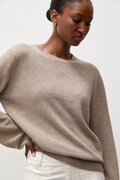 Answear.LAB sweter damski wełniany brązowy