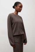 Answear.LAB sweter damski wełniany brązowy