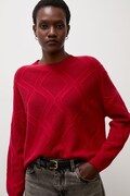 Answear.LAB sweter damski wełniany czerwony