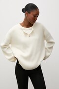 Answear.LAB sweter damski wełniany beżowy