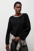 Answear.LAB sweter damski wełniany czarny