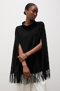 Answear.LAB poncho damskie wełniane czarne