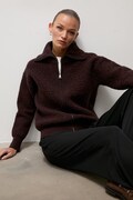 Answear.LAB sweter rozpinany damski wełniany brązowy