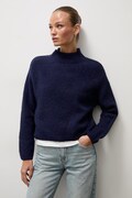 Answear.LAB sweter damski z wełną granatowy